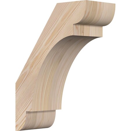 Ekena Millwork 5 1/2"W x 12"D x 16"H Olympic Smooth Knee Brace, Douglas Fir BRC06X12X16OLY00SDF